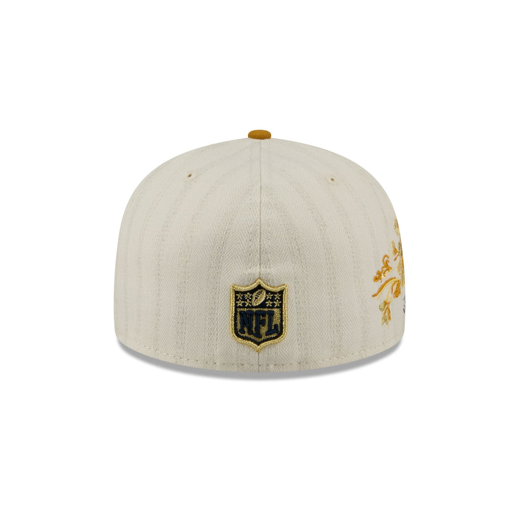 Houston Texans Chrome Herringbone 59FIFTY Fitted Hat - Image 6