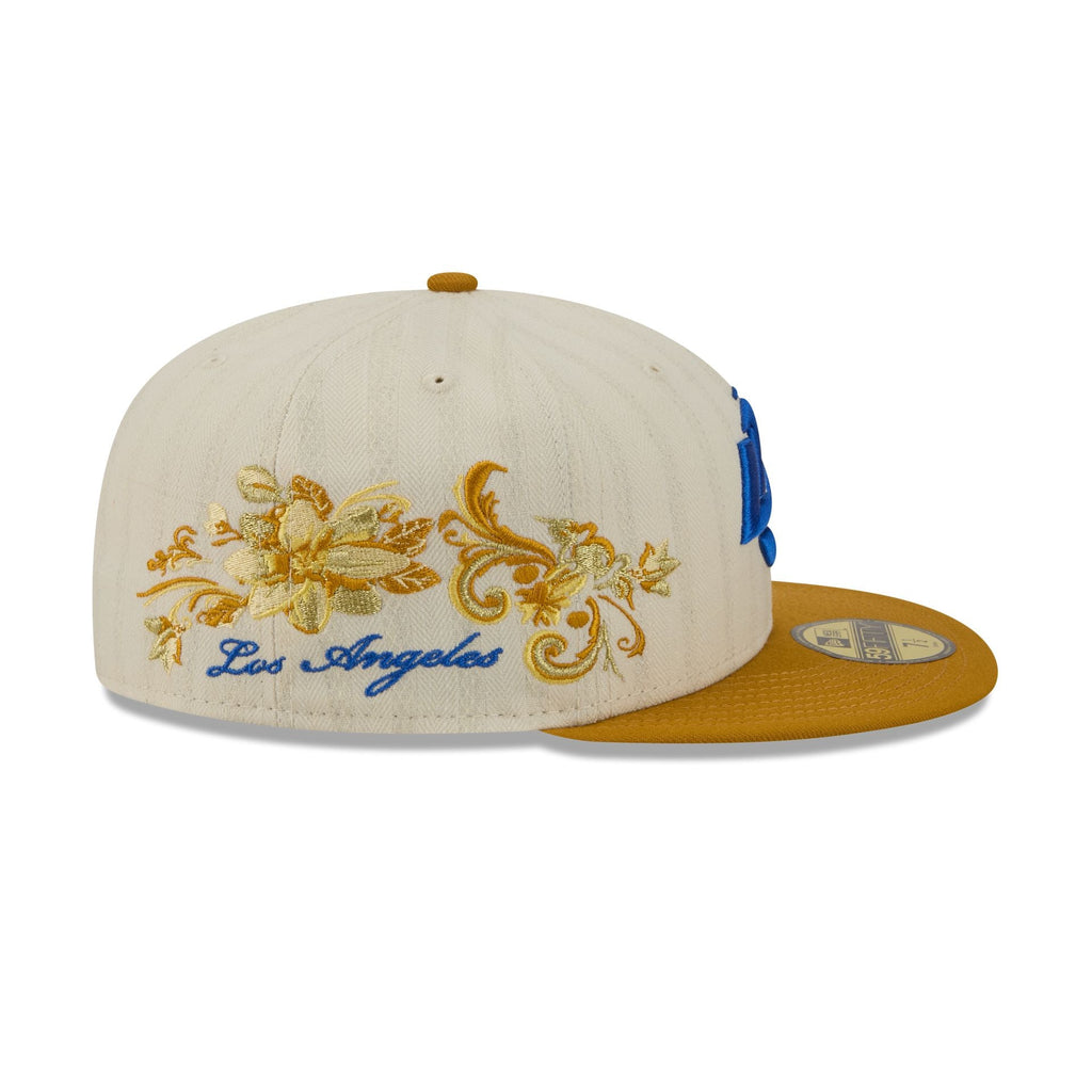Los Angeles Rams Chrome Herringbone 59FIFTY Fitted Hat - Image 4