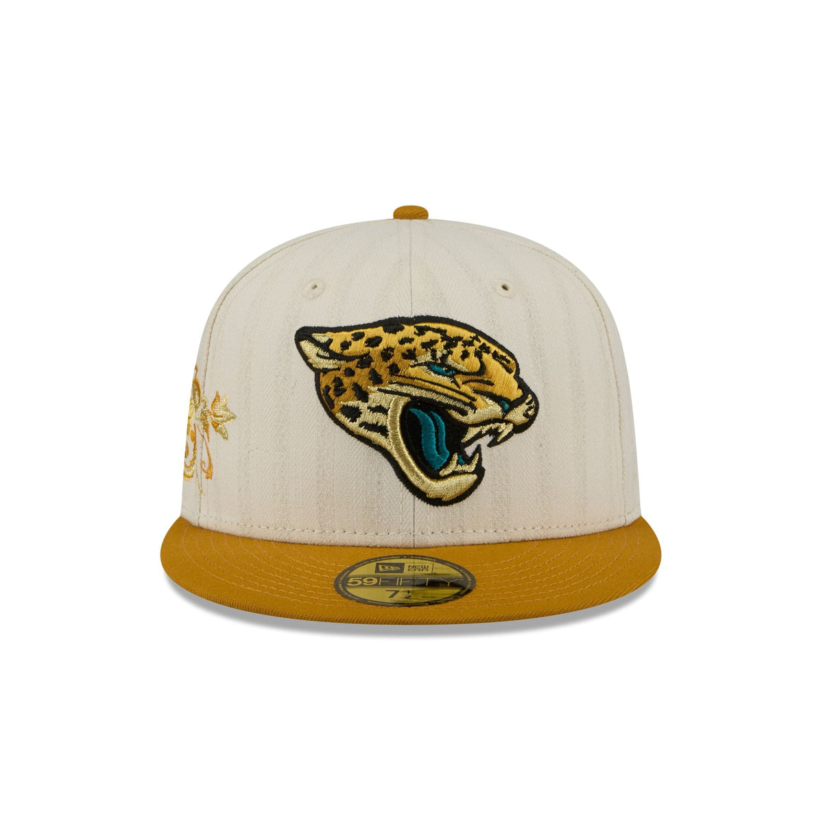Jacksonville Jaguars Chrome Herringbone 59FIFTY Fitted Hat - Image 2