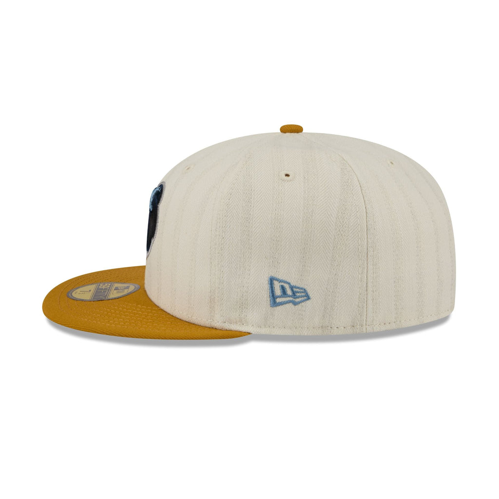 Memphis Grizzlies Chrome Herringbone 59FIFTY Fitted Hat - Image 5