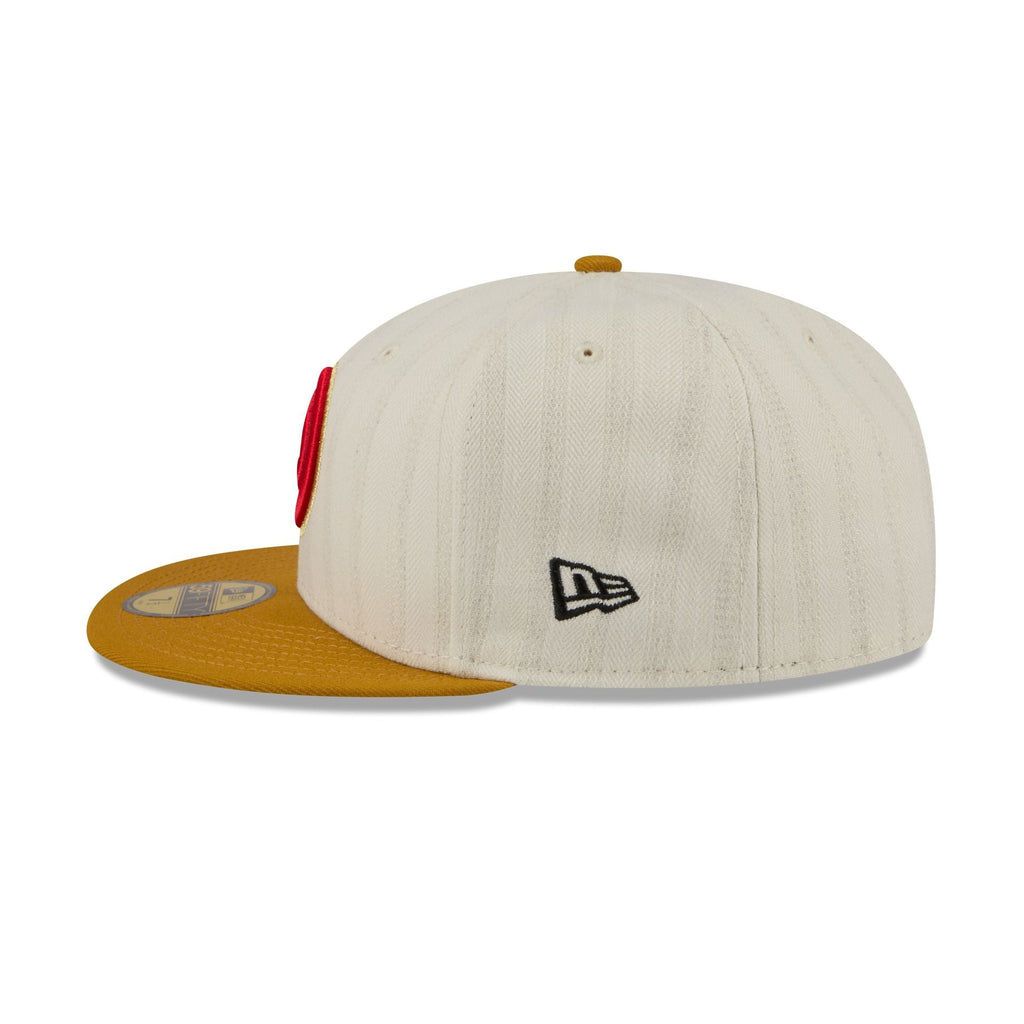 Atlanta Hawks Chrome Herringbone 59FIFTY Fitted Hat - Image 5