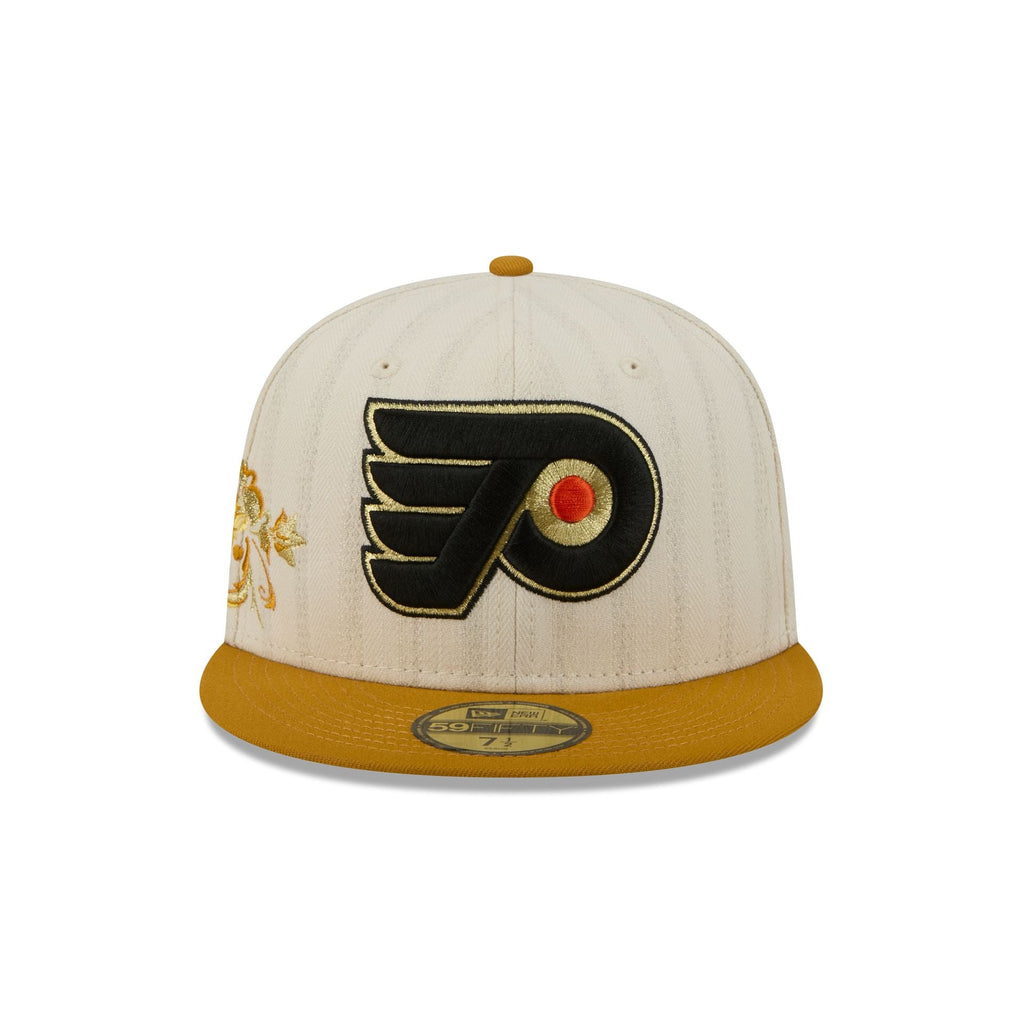 Philadelphia Flyers Chrome Herringbone 59FIFTY Fitted Hat - Image 2