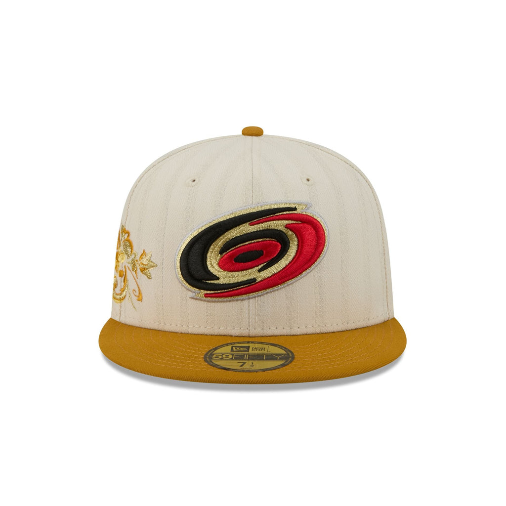 Carolina Hurricanes Chrome Herringbone 59FIFTY Fitted Hat - Image 2