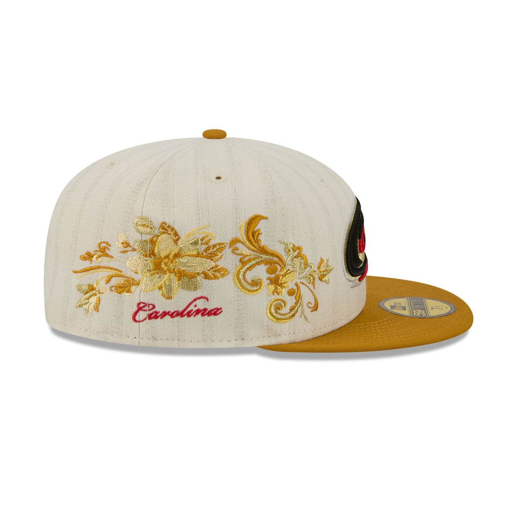 Carolina Hurricanes Chrome Herringbone 59FIFTY Fitted Hat - Image 4