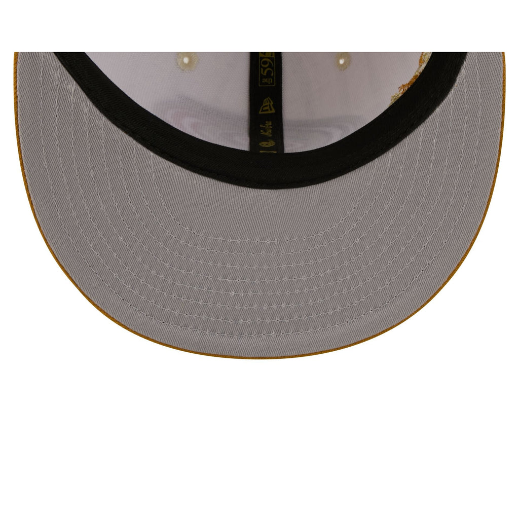 Carolina Hurricanes Chrome Herringbone 59FIFTY Fitted Hat - Image 7