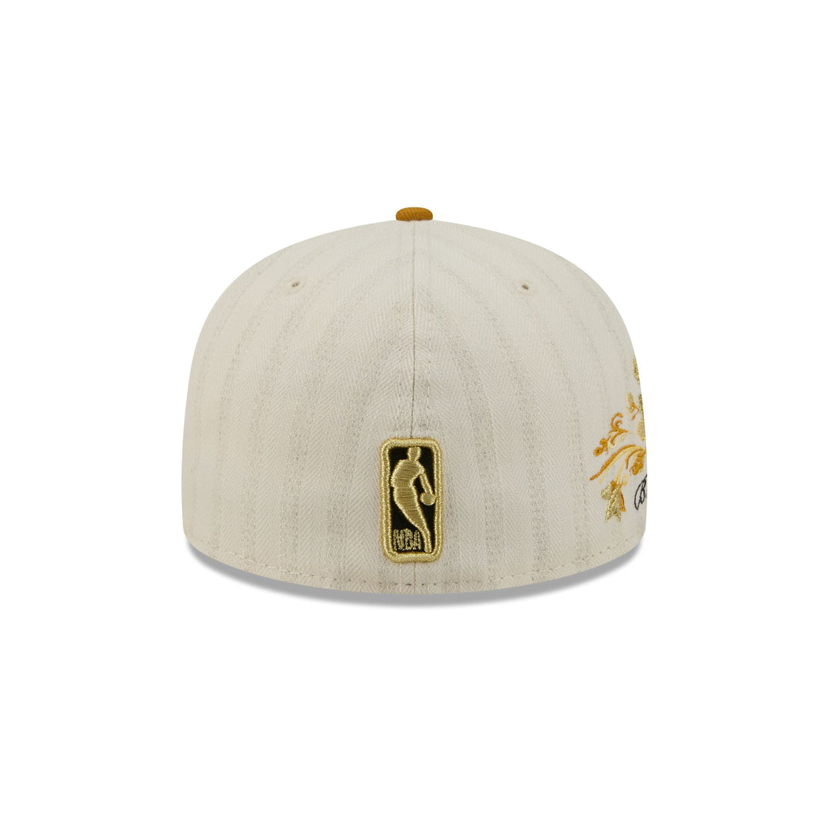 Brooklyn Nets Chrome Herringbone 59FIFTY Fitted Hat - Image 6