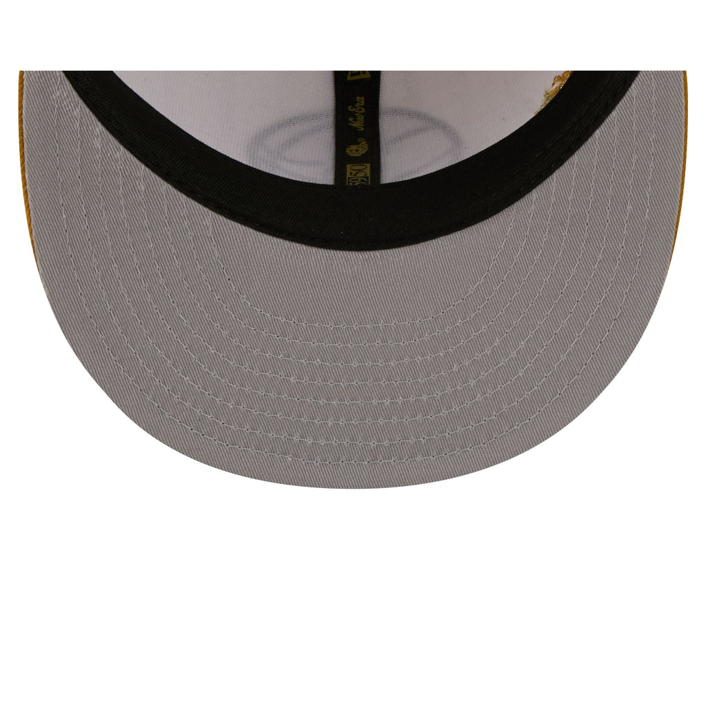Brooklyn Nets Chrome Herringbone 59FIFTY Fitted Hat - Image 7