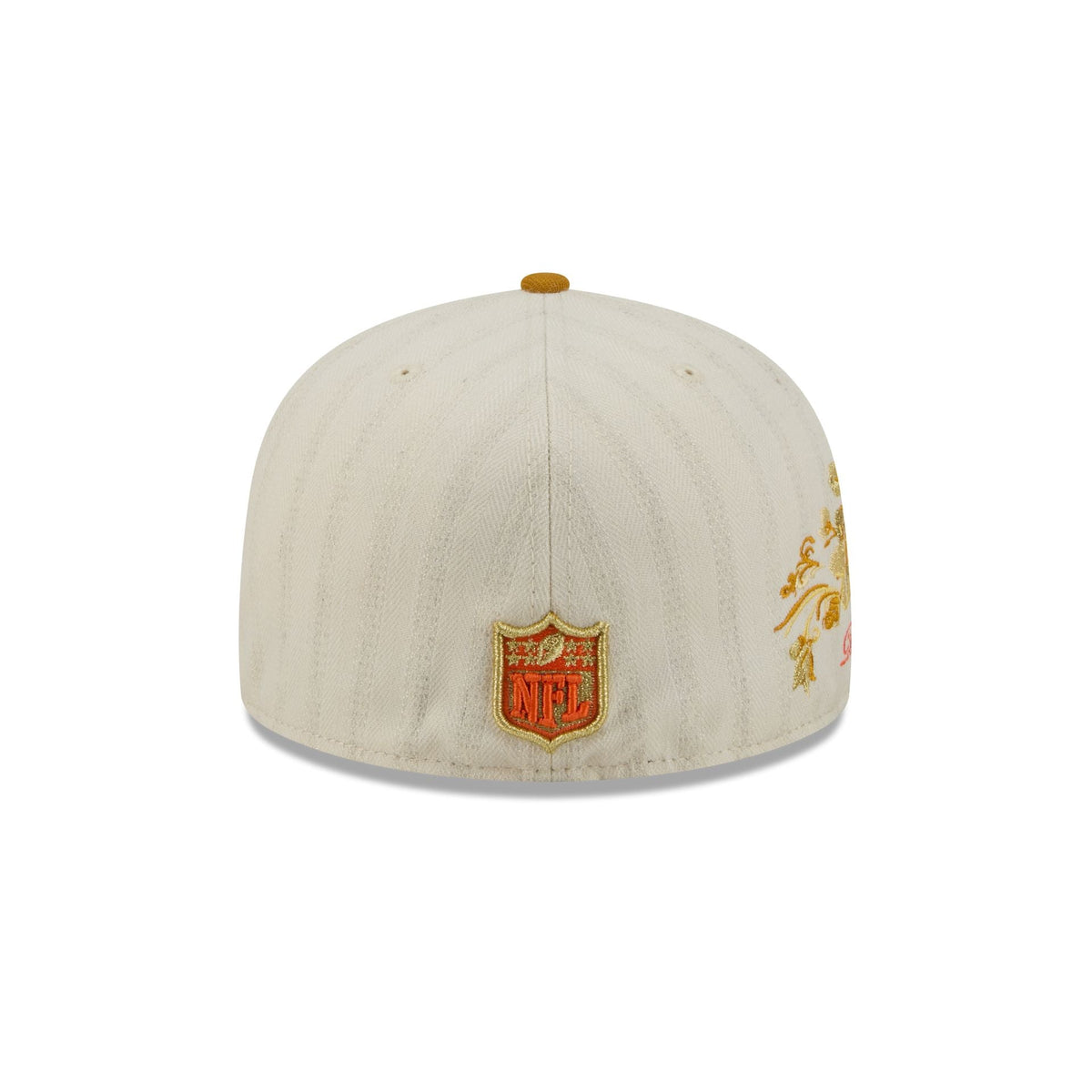 Denver Broncos Chrome Herringbone 59FIFTY Fitted Hat - Image 6