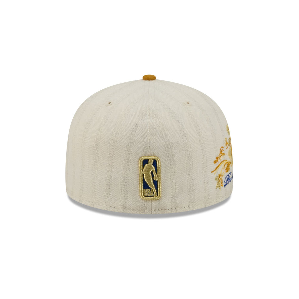 Philadelphia 76ers Chrome Herringbone 59FIFTY Fitted Hat - Image 6