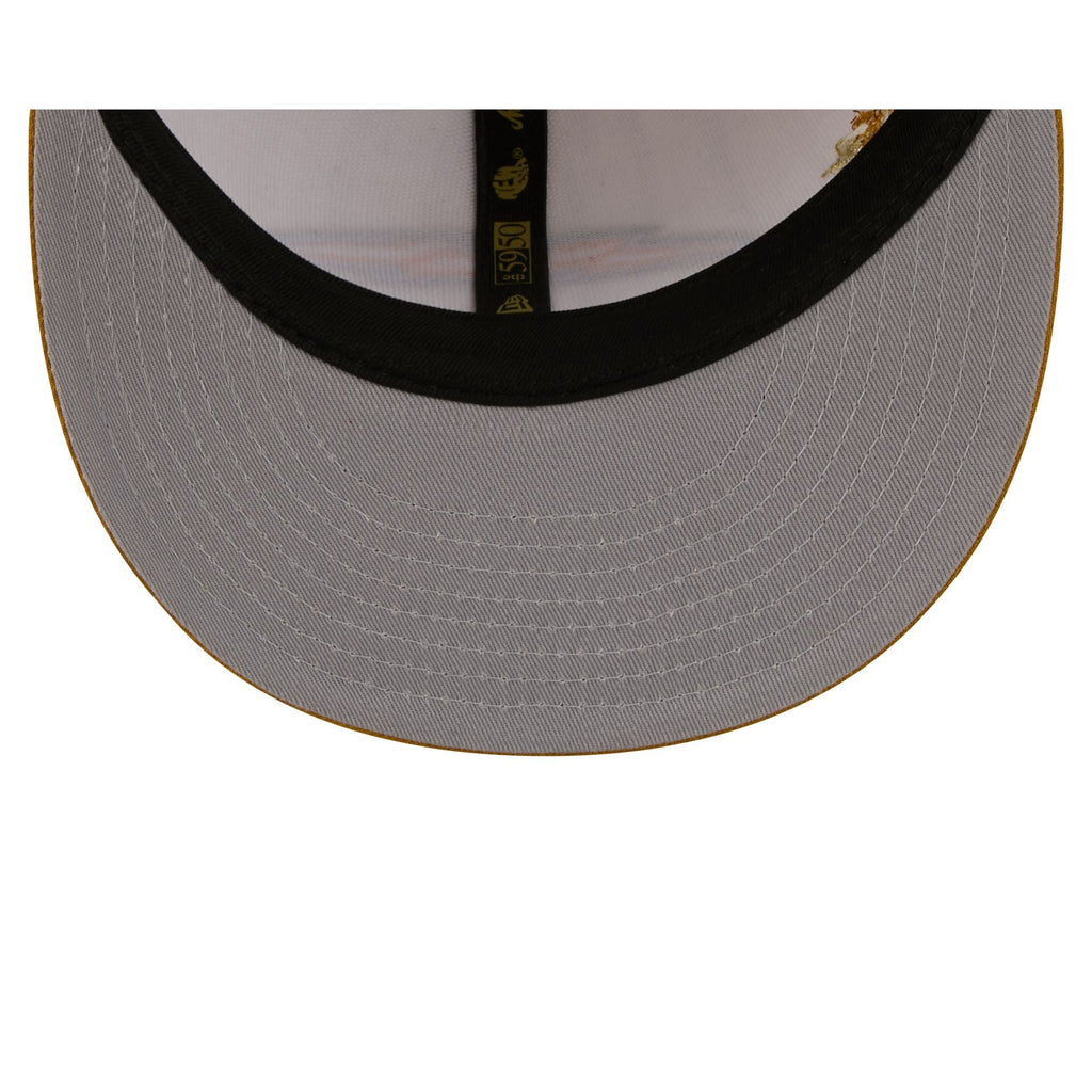 Los Angeles Chargers Chrome Herringbone 59FIFTY Fitted Hat - Image 7