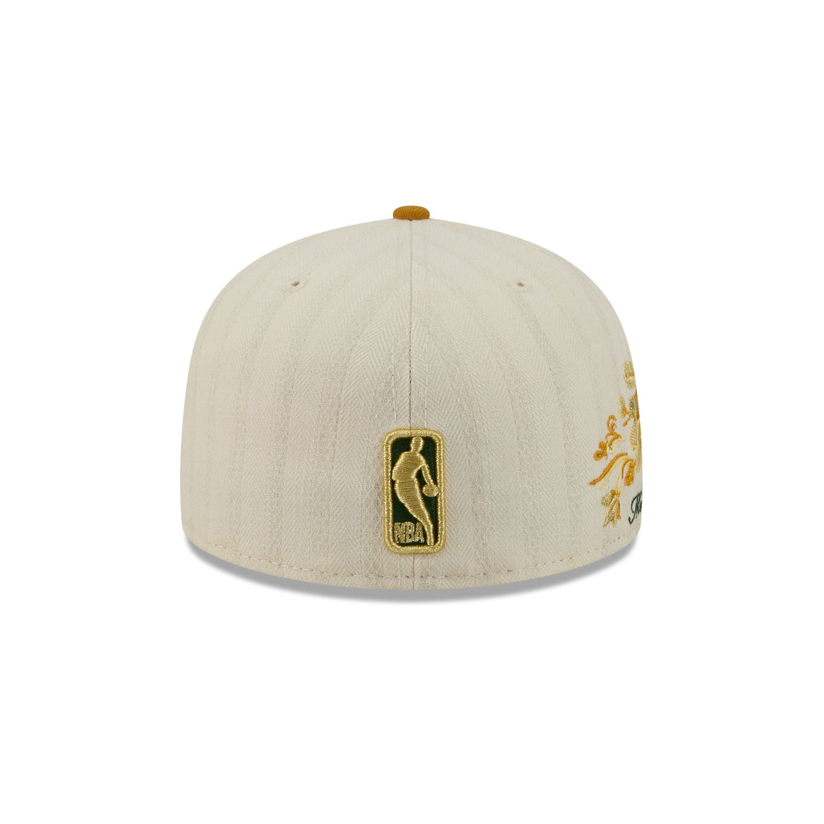 Milwaukee Bucks Chrome Herringbone 59FIFTY Fitted Hat - Image 6