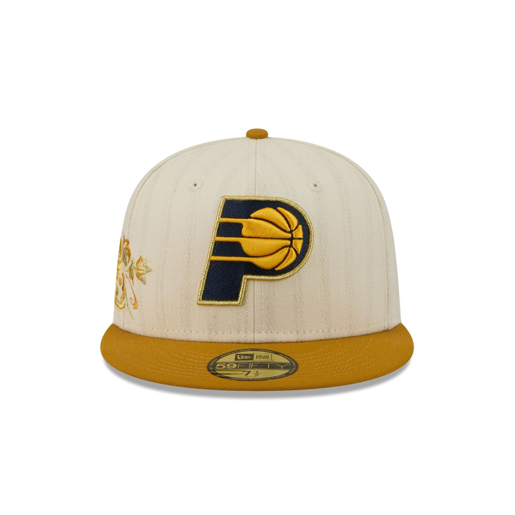 Indiana Pacers Chrome Herringbone 59FIFTY Fitted Hat - Image 2