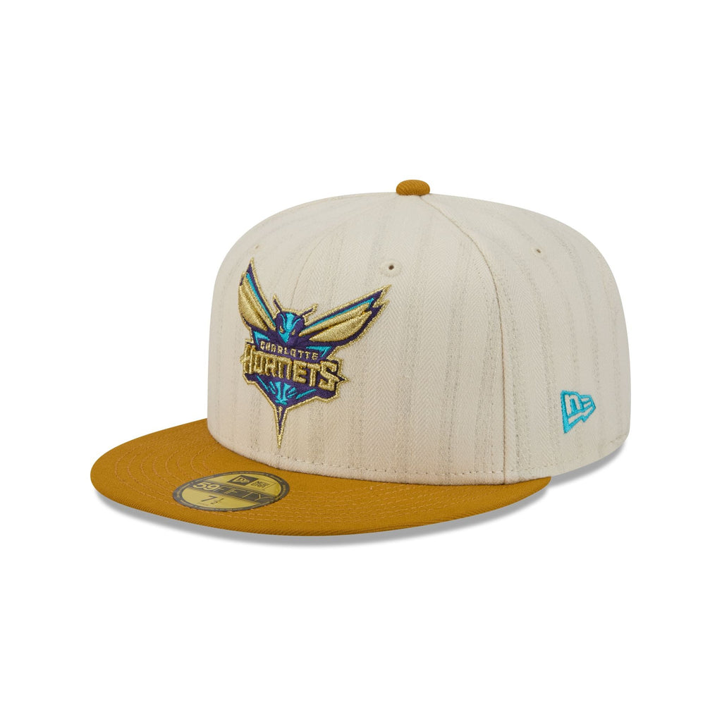 Charlotte Hornets Chrome Herringbone 59FIFTY Fitted Hat - Image 3