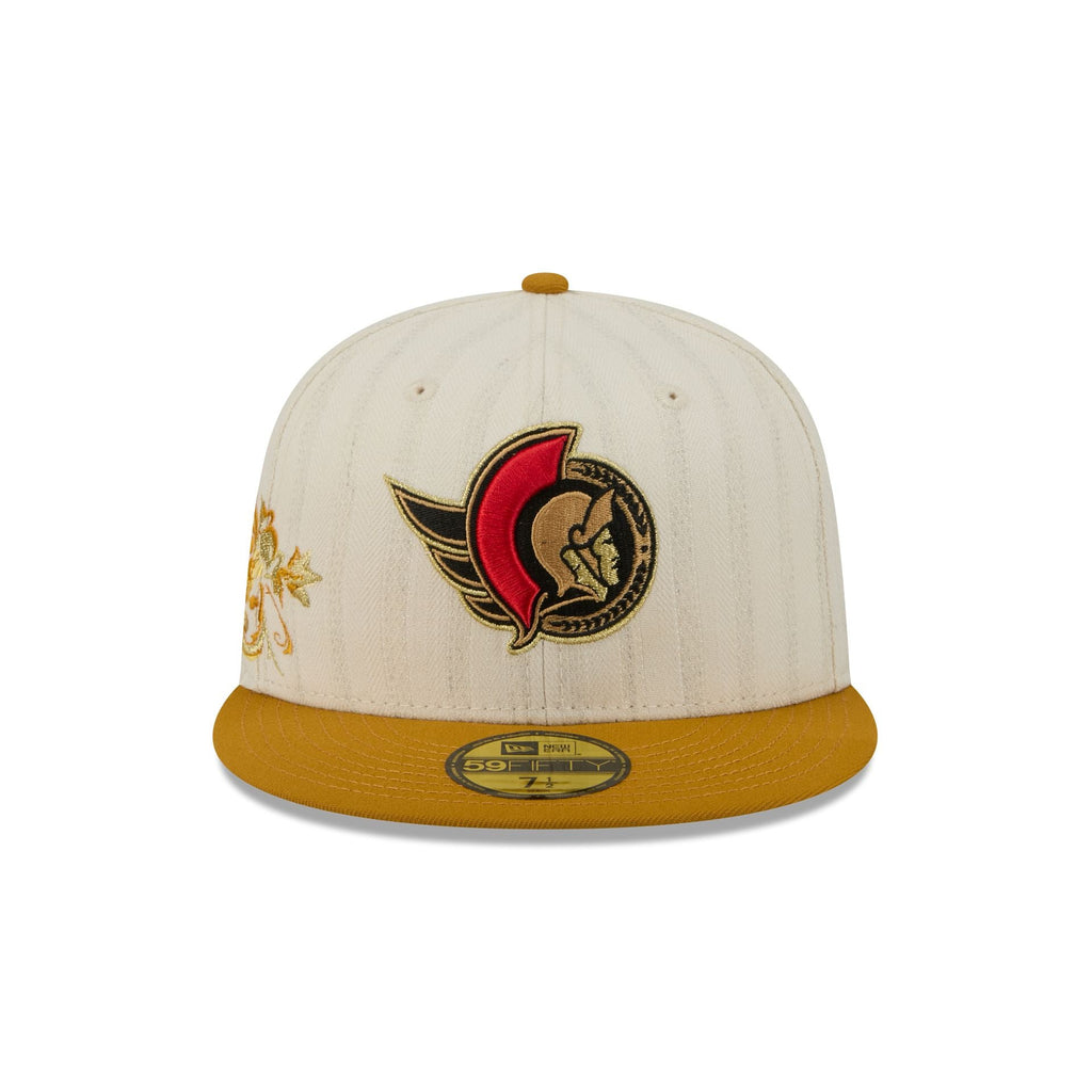 Ottawa Senators Chrome Herringbone 59FIFTY Fitted Hat - Image 2