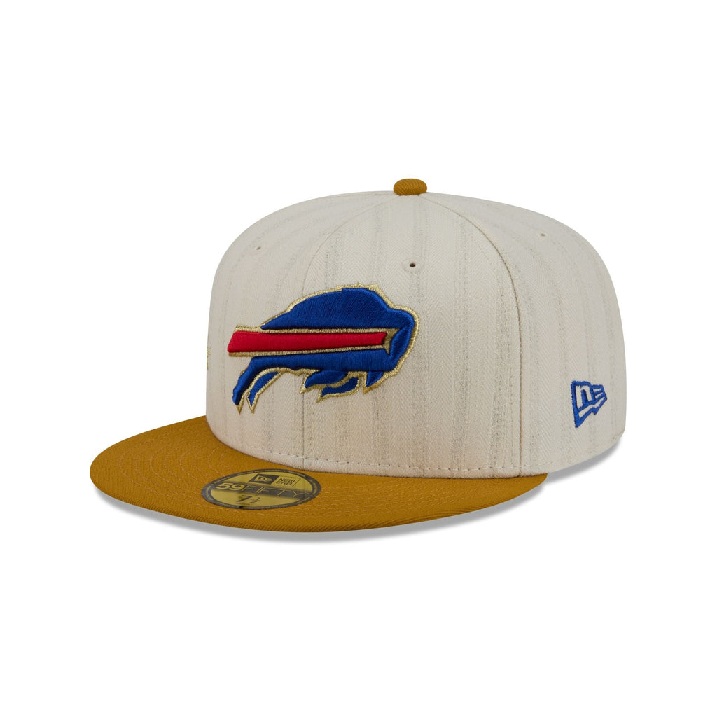 Buffalo Bills Chrome Herringbone 59FIFTY Fitted Hat - Image 3