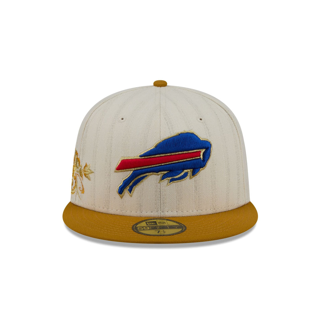 Buffalo Bills Chrome Herringbone 59FIFTY Fitted Hat - Image 2