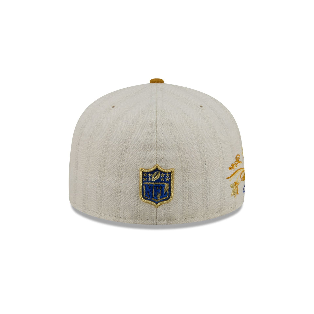 Buffalo Bills Chrome Herringbone 59FIFTY Fitted Hat - Image 6
