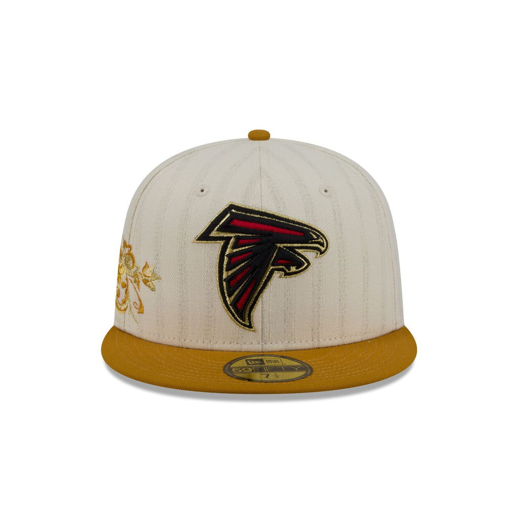 Atlanta Falcons Chrome Herringbone 59FIFTY Fitted Hat - Image 2