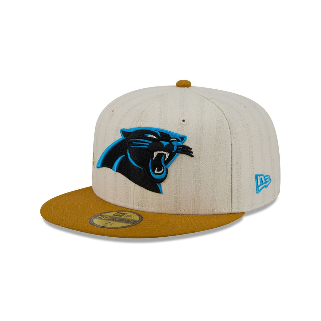 Carolina Panthers Chrome Herringbone 59FIFTY Fitted Hat - Image 3