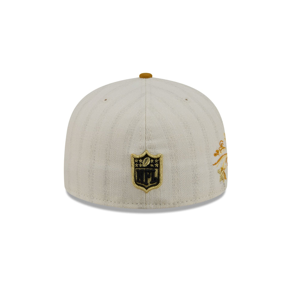 Baltimore Ravens Chrome Herringbone 59FIFTY Fitted Hat - Image 6