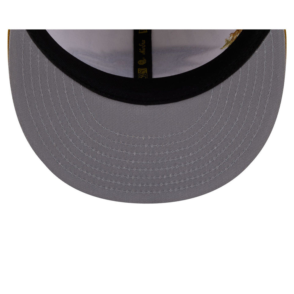 Baltimore Ravens Chrome Herringbone 59FIFTY Fitted Hat - Image 7