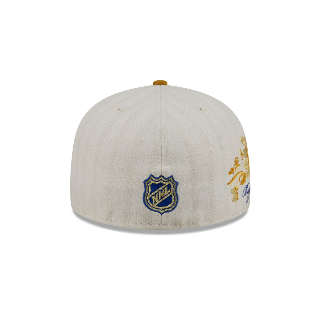Buffalo Sabres Chrome Herringbone 59FIFTY Fitted Hat - Image 6