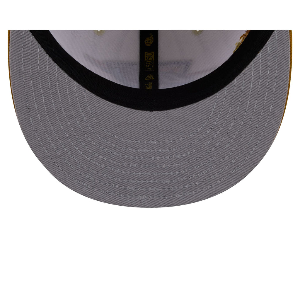 Oklahoma City Thunder Chrome Herringbone 59FIFTY Fitted Hat - Image 7