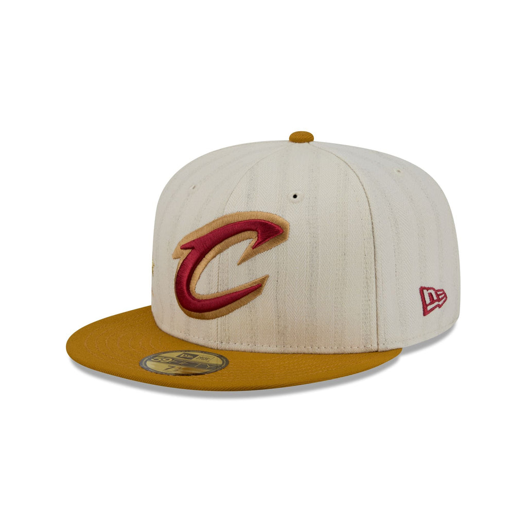 Cleveland Cavaliers Chrome Herringbone 59FIFTY Fitted Hat - Image 3