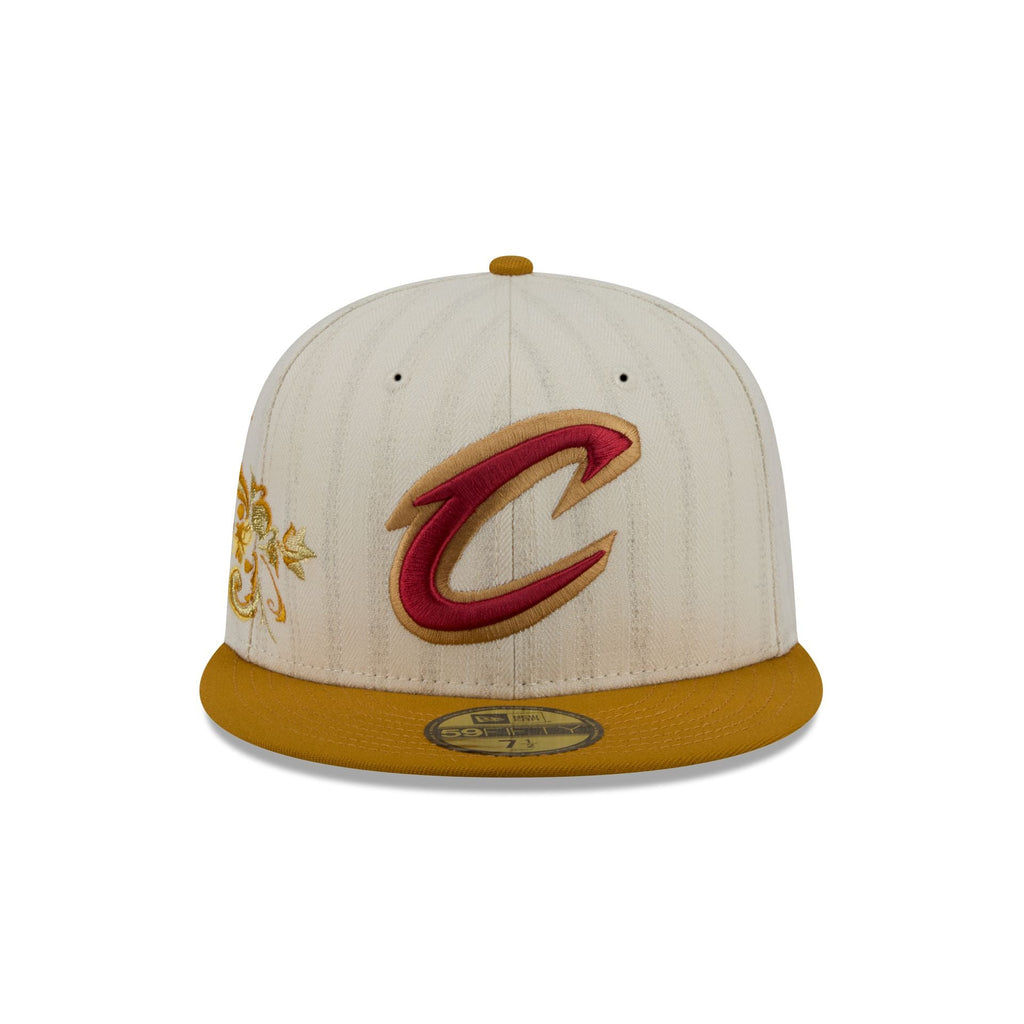 Cleveland Cavaliers Chrome Herringbone 59FIFTY Fitted Hat - Image 2