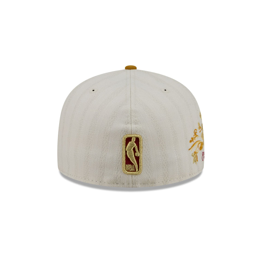 Cleveland Cavaliers Chrome Herringbone 59FIFTY Fitted Hat - Image 6