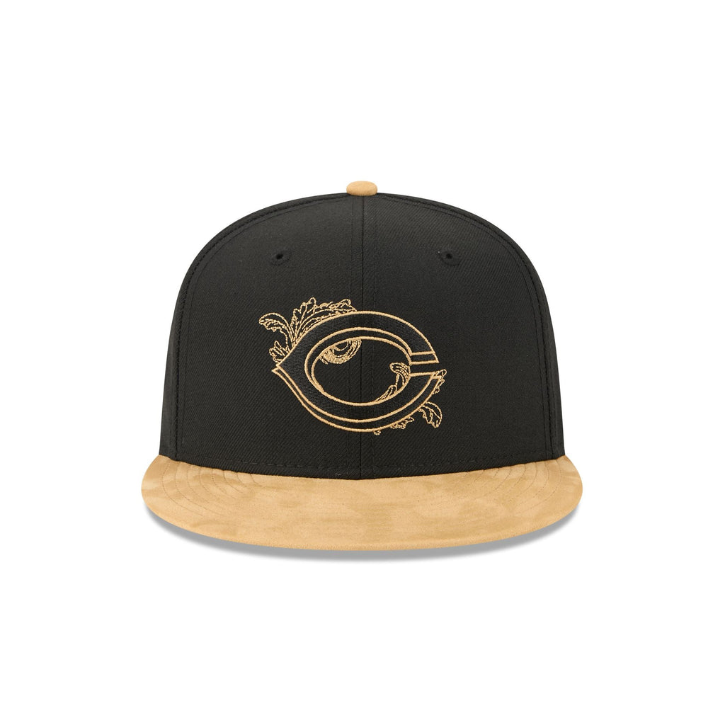 Cincinnati Reds Black Wool 59FIFTY Fitted Hat - Image 2