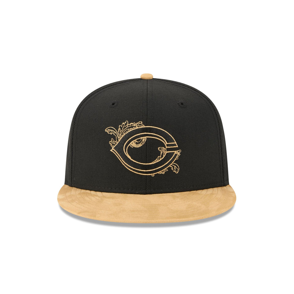 Cincinnati Reds Black Wool 59FIFTY Fitted Hat - Image 2