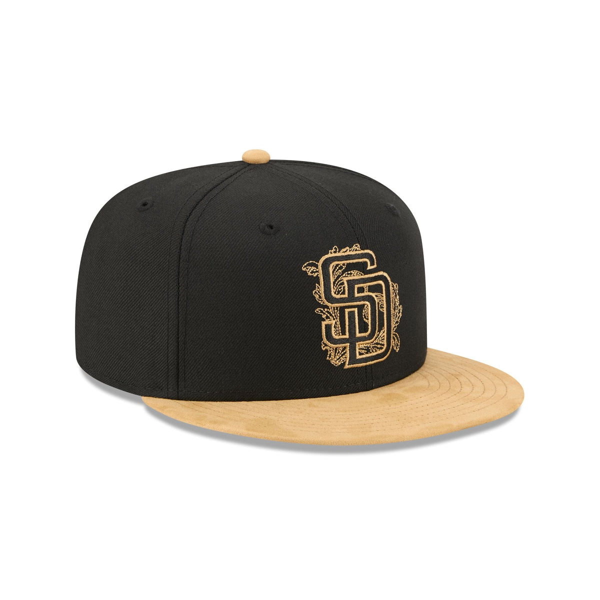 San Diego Padres Black Wool 59FIFTY Fitted Hat - Image 3