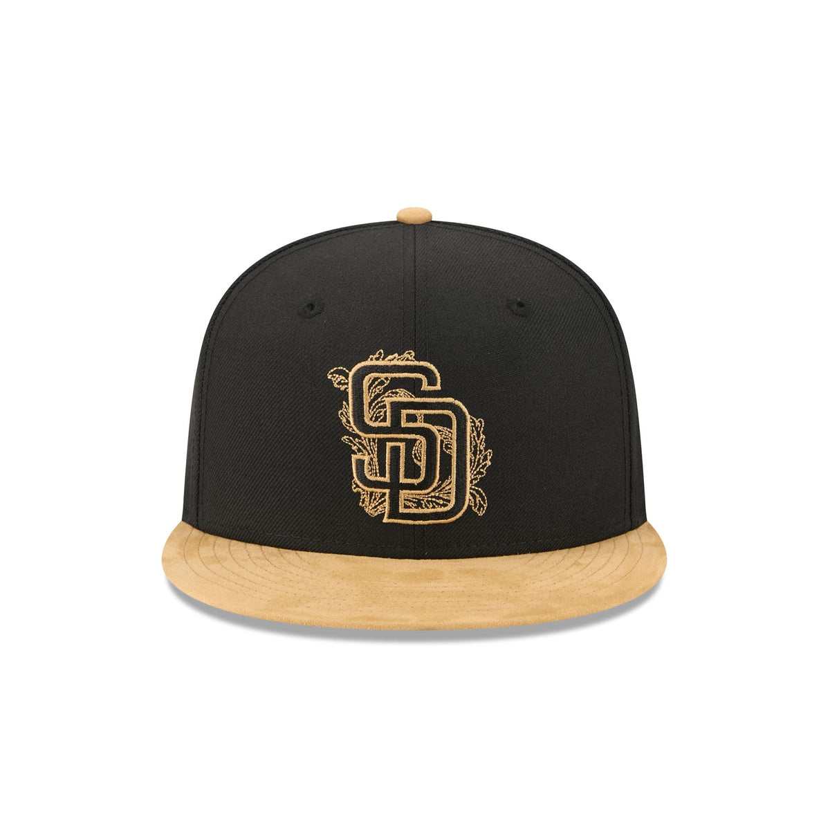 San Diego Padres Black Wool 59FIFTY Fitted Hat - Image 2