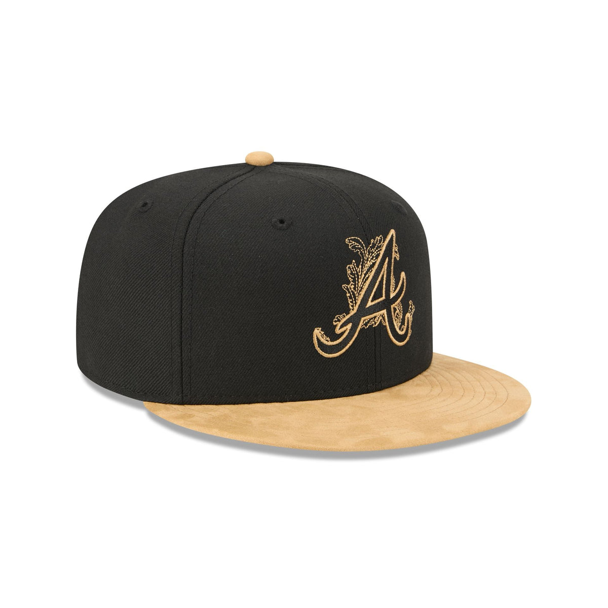 Atlanta Braves Black Wool 59FIFTY Fitted Hat - Image 3