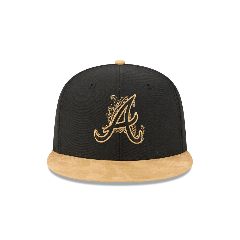 Atlanta Braves Black Wool 59FIFTY Fitted Hat - Image 2