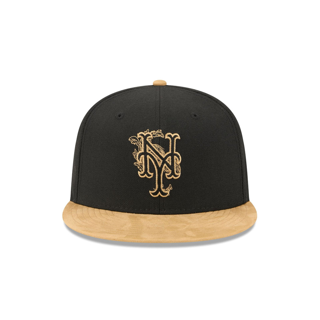 New York Mets Black Wool 59FIFTY Fitted Hat - Image 2