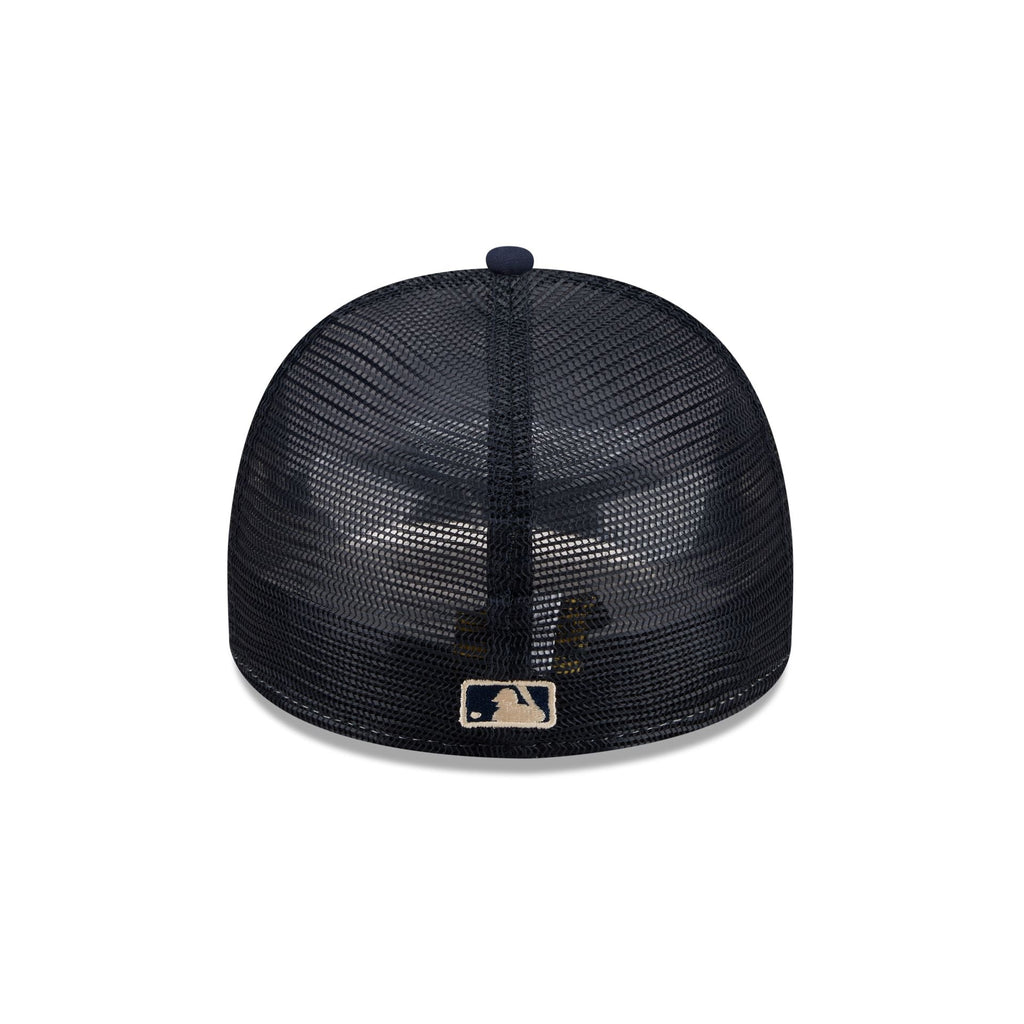 Atlanta Braves Chrome 59FIFTY Fitted Trucker Hat - Image 6