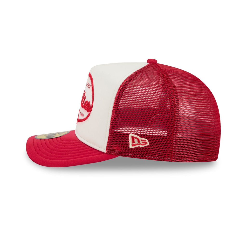 Philadelphia Phillies Chrome 59FIFTY Fitted Trucker Hat - Image 4