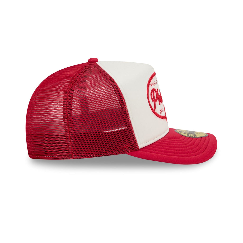 Philadelphia Phillies Chrome 59FIFTY Fitted Trucker Hat - Image 5