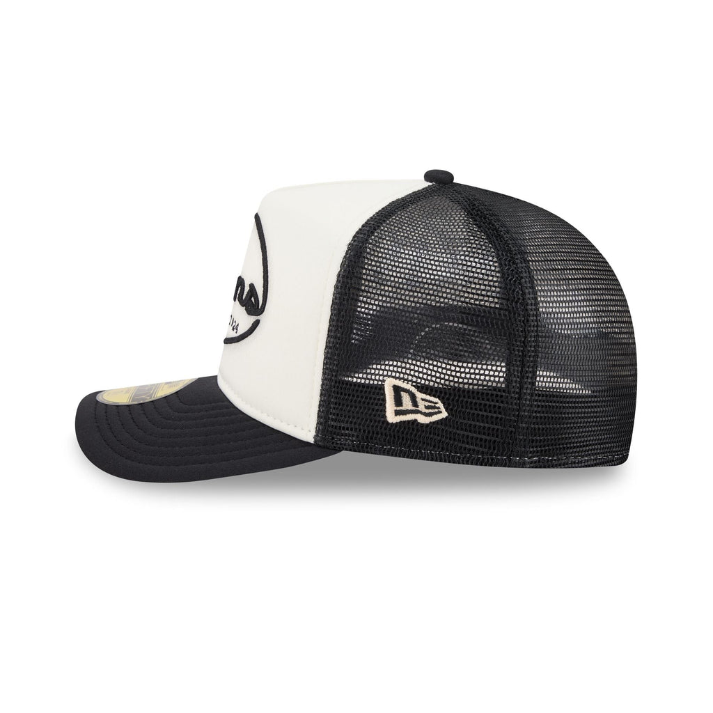 Boston Bruins Chrome 59FIFTY Fitted Trucker Hat - Image 4