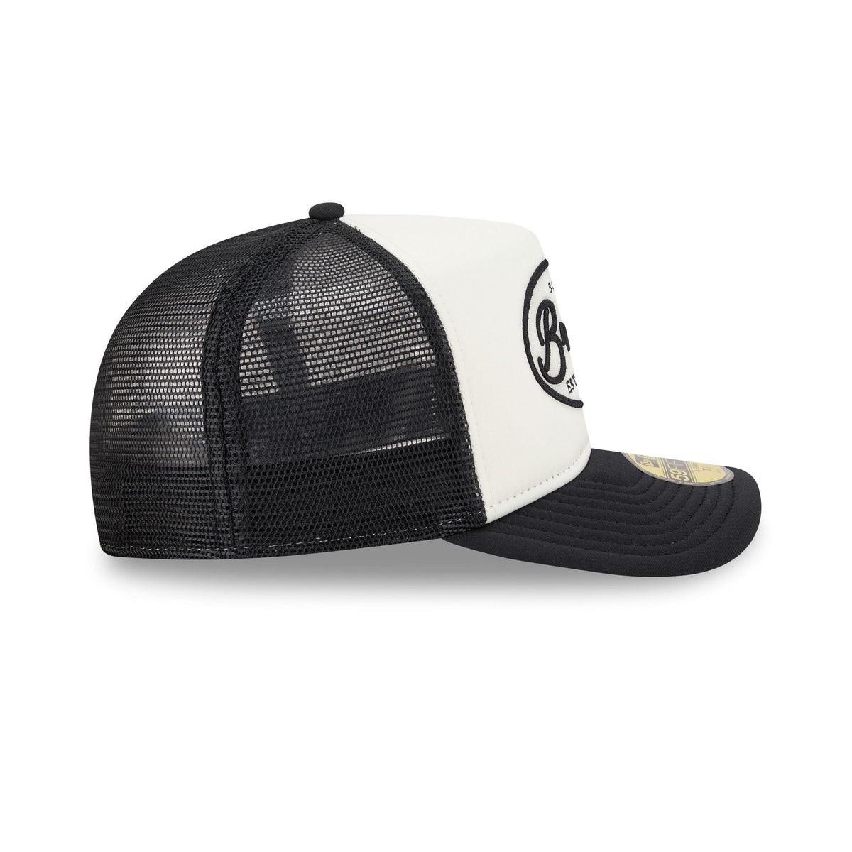 Boston Bruins Chrome 59FIFTY Fitted Trucker Hat - Image 5
