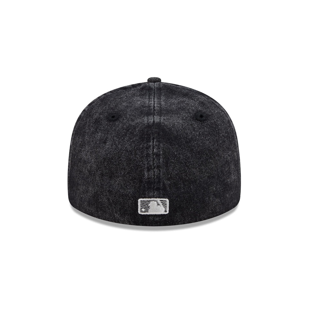 Los Angeles Dodgers Black Denim Low Profile 59FIFTY Fitted Hat - Image 6
