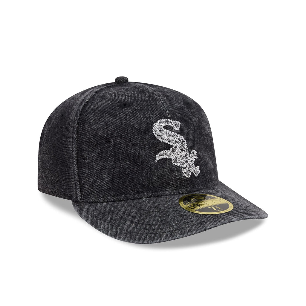 Chicago White Sox Black Denim Low Profile 59FIFTY Fitted Hat - Image 3