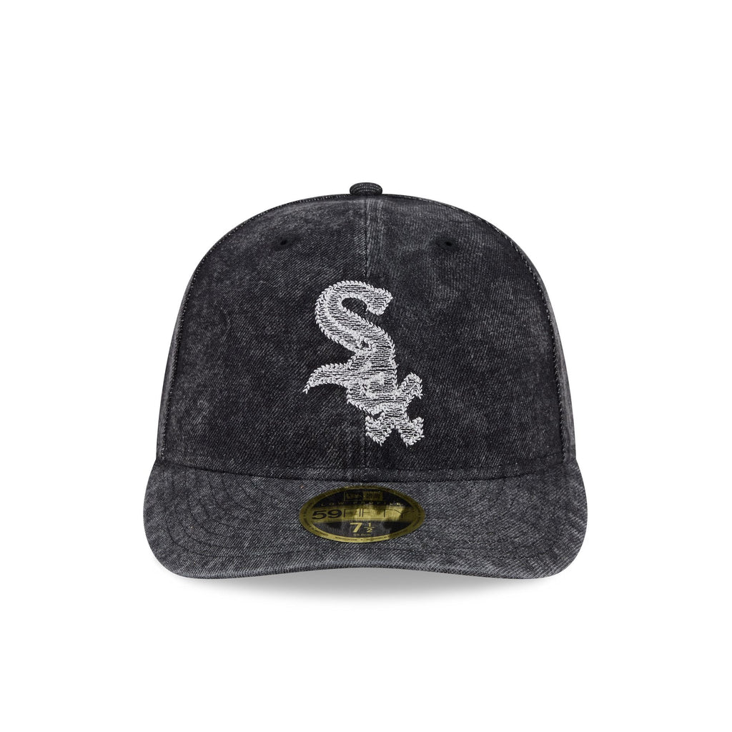 Chicago White Sox Black Denim Low Profile 59FIFTY Fitted Hat - Image 2