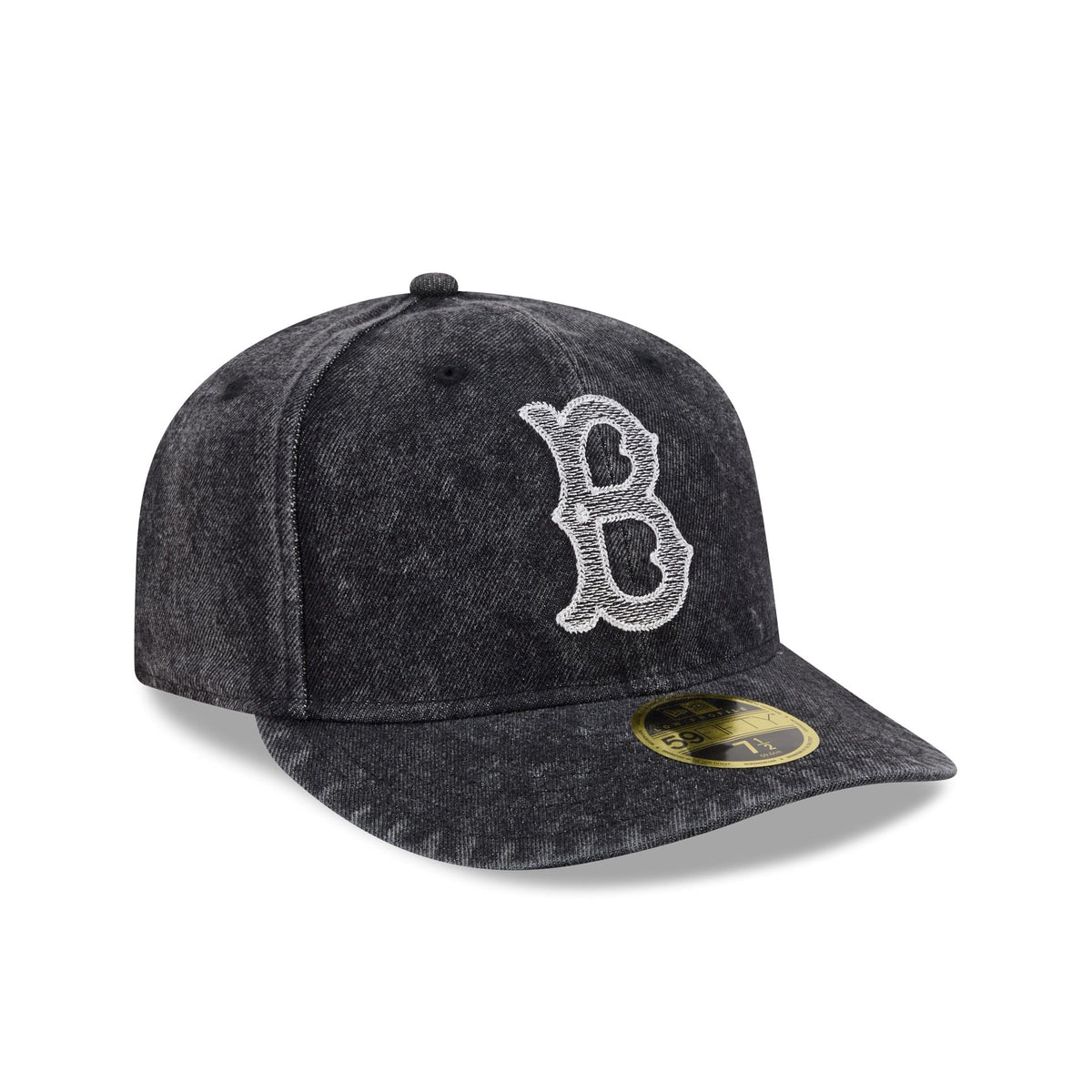 Brooklyn Dodgers Black Denim Low Profile 59FIFTY Fitted Hat - Image 3