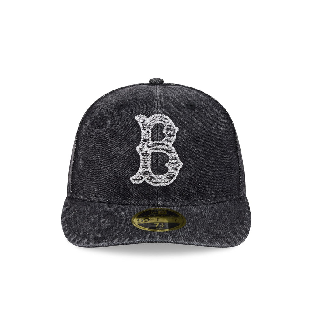 Brooklyn Dodgers Black Denim Low Profile 59FIFTY Fitted Hat - Image 2
