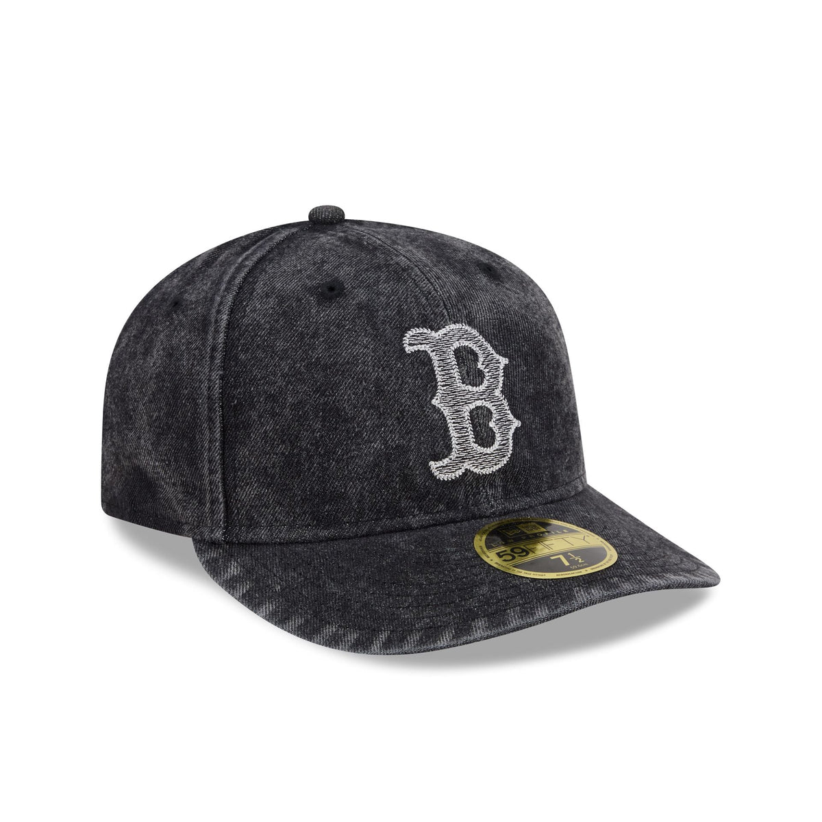 Boston Red Sox Black Denim Low Profile 59FIFTY Fitted Hat - Image 3