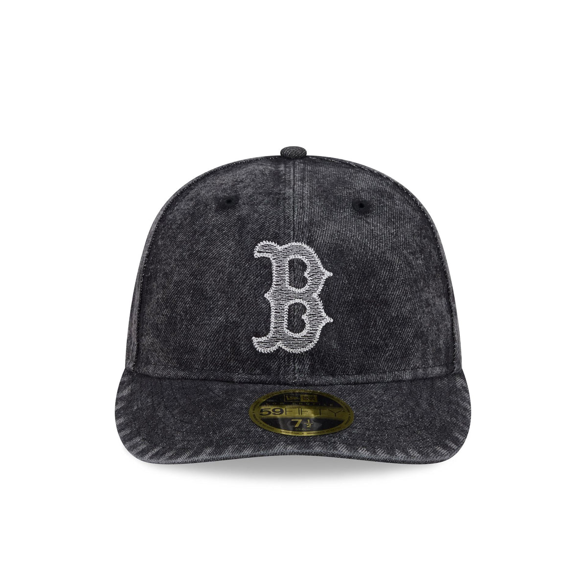 Boston Red Sox Black Denim Low Profile 59FIFTY Fitted Hat - Image 2