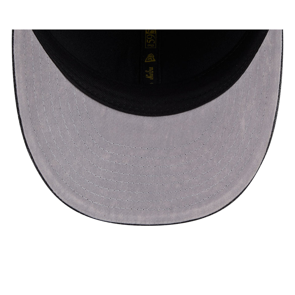 San Diego Padres Black Denim Low Profile 59FIFTY Fitted Hat - Image 7